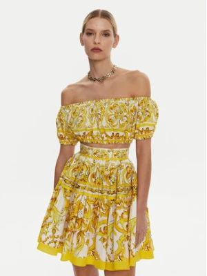 Dolce&Gabbana Bluzka F755RT HH5BA Żółty Regular Fit