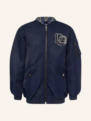 Dolce & Gabbana Bomberka Z Odpinanym Kapturem blau GRANATOWY