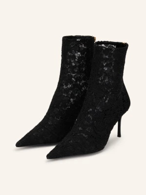 Dolce & Gabbana Botki schwarz CZARNY