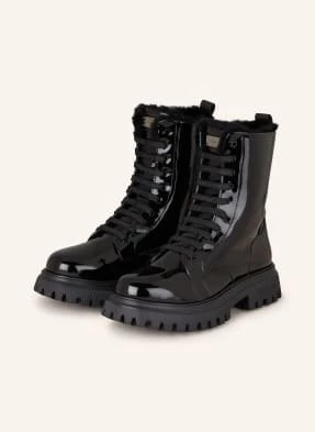 Dolce & Gabbana Botki Sznurowane schwarz