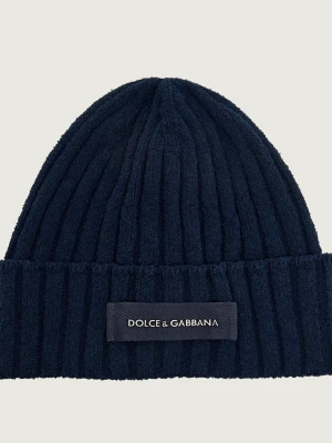 Dolce & Gabbana Czapka granatowy