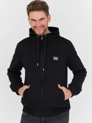 DOLCE & GABBANA Czarna męska bluza z kapturem, Rozmiar 52 Dolce and Gabbana