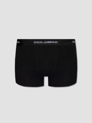 DOLCE & GABBANA Czarne bokserki Regular Dolce and Gabbana