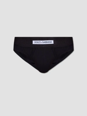 DOLCE & GABBANA Czarne slipy, Rozmiar M Dolce and Gabbana