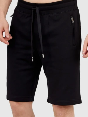 DOLCE & GABBANA Czarne szorty męskie z bawełny, Rozmiar 54 Dolce and Gabbana