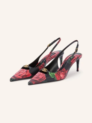 Dolce & Gabbana Czółenka Typu Slingback rosa różowy