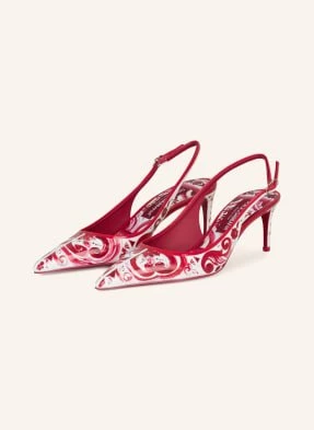 Dolce & Gabbana Czółenka Z Odkrytą Piętą pink