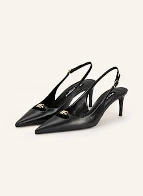 Dolce & Gabbana Czółenka Z Odkrytą Piętą schwarz