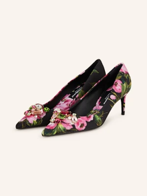 Dolce & Gabbana Czółenka Z Ozdobnymi Kamykami pink