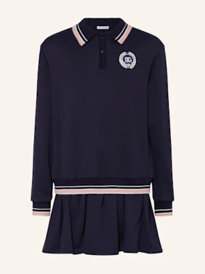 Dolce & Gabbana Dresowa Sukienka Polo blau