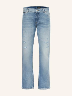Dolce & Gabbana Dżinsy Z Przetarciami Frank O Prostym Kroju blau