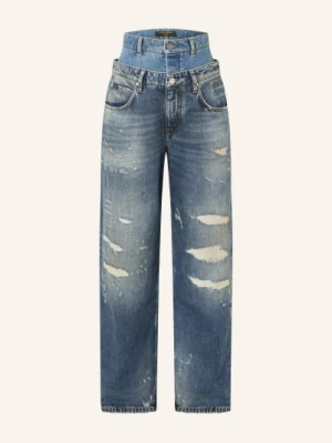 Dolce & Gabbana Jeansy W Stylu Destroyed blau
