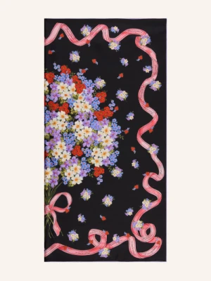 Dolce & Gabbana Jedwabna Chusta schwarz