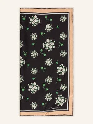 Dolce & Gabbana Jedwabna Chusta schwarz