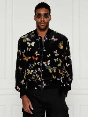 Dolce & Gabbana Jedwabna kurtka bomber | Regular Fit