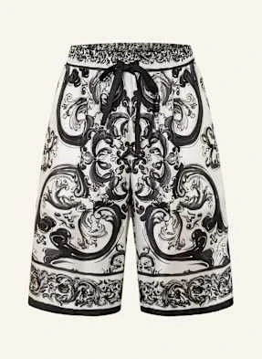 Dolce & Gabbana Jedwabne Szorty schwarz