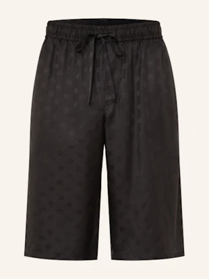 Dolce & Gabbana Jedwabne Szorty schwarz