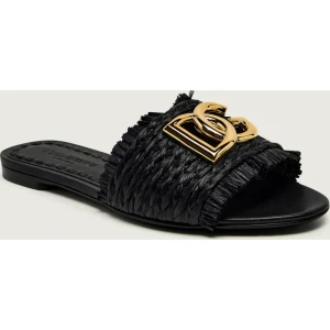 Dolce & Gabbana Klapki CIABATTA | z dodatkiem skóry