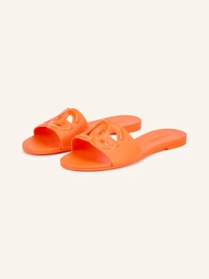 Dolce & Gabbana Klapki orange