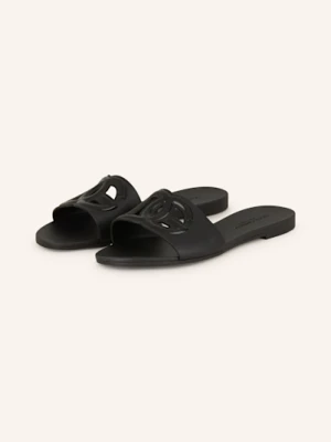 Dolce & Gabbana Klapki schwarz