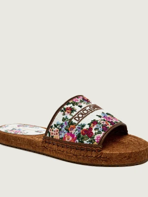 Dolce & Gabbana Klapki | z dodatkiem skóry