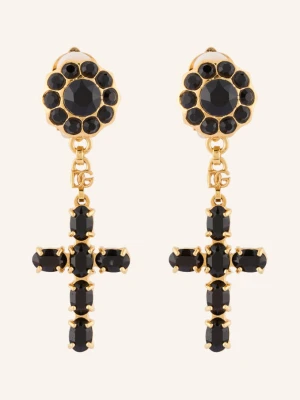 Dolce & Gabbana Klipsy Do Uszu schwarz