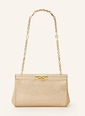 Dolce & Gabbana Kopertówka Z Ozdobnymi Kamykami beige