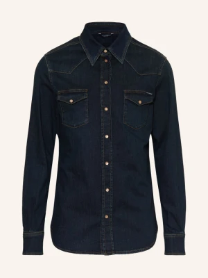 Dolce & Gabbana Koszula Dżinsowa O Kroju Extra Slim Fit blau GRANATOWY