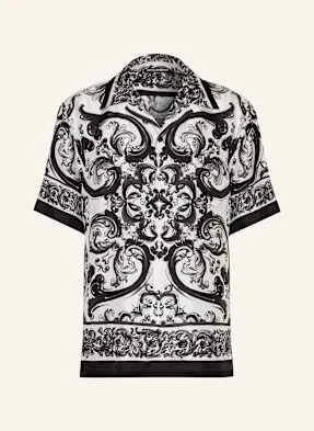 Dolce & Gabbana Koszula Z Jedwabiu Comfort Fit schwarz