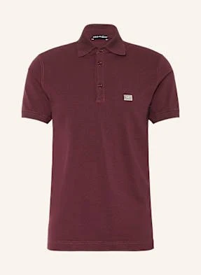 Dolce & Gabbana Koszulka Polo Z Piki rot