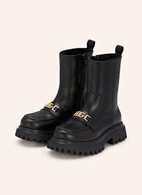 Dolce & Gabbana Kozaki schwarz