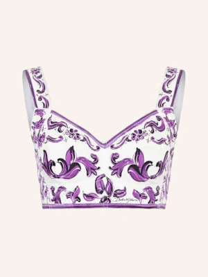 Dolce & Gabbana Krótki Top lila