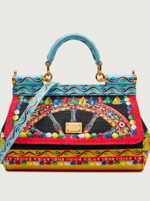 Dolce & Gabbana Kuferek Sicily | z dodatkiem skóry