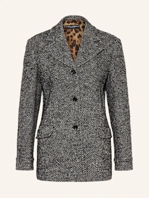 Dolce & Gabbana Kurtka Bouclé grau