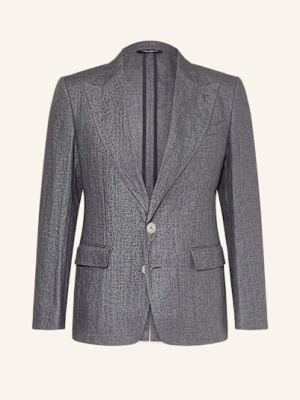 Dolce & Gabbana Marynarka Garniturowa Extra Slim Fit Z Lnu grau