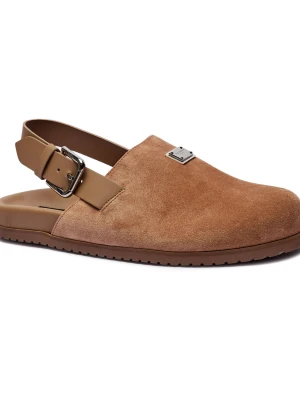 Dolce & Gabbana Mule | zamsz brązowy