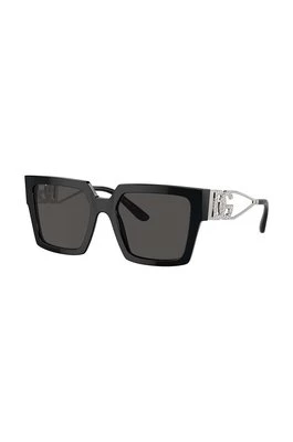 Dolce & Gabbana okulary przeciwsłoneczne damskie kolor brązowy 0DG4446B