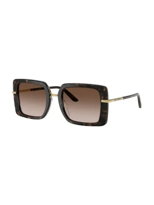 Dolce & Gabbana okulary przeciwsłoneczne damskie kolor brązowy 0DG4491
