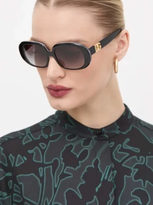 Dolce & Gabbana okulary przeciwsłoneczne damskie kolor czarny 0DG4476