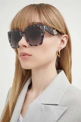 Dolce & Gabbana okulary przeciwsłoneczne damskie kolor czarny