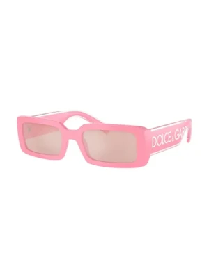 Dolce & Gabbana okulary przeciwsłoneczne damskie kolor różowy 0DG6187