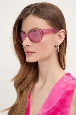 Dolce & Gabbana okulary przeciwsłoneczne damskie kolor różowy