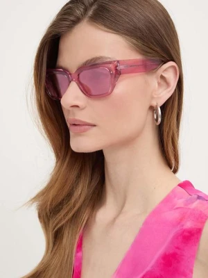 Dolce & Gabbana okulary przeciwsłoneczne damskie kolor różowy