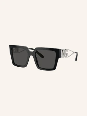 Dolce & Gabbana Okulary Przeciwsłoneczne dg4446b Z Ozdobnymi Kamykami schwarz czarny