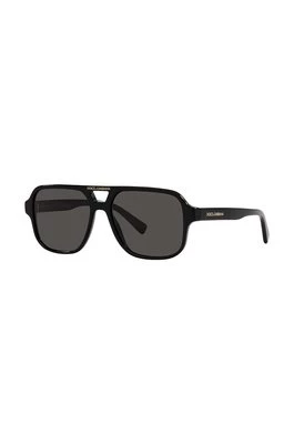 Dolce & Gabbana okulary przeciwsłoneczne dziecięce kolor czarny 0DX4003