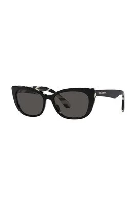 Dolce & Gabbana okulary przeciwsłoneczne dziecięce kolor czarny 0DX4427