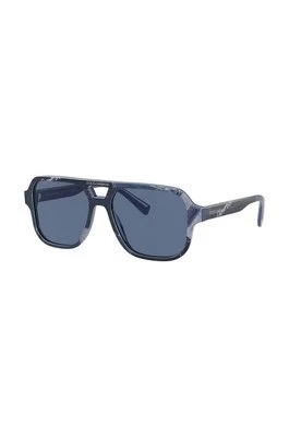 Dolce & Gabbana okulary przeciwsłoneczne dziecięce kolor niebieski 0DX4003