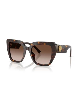 Dolce & Gabbana okulary przeciwsłoneczne kwadratowe damskie brązowy
