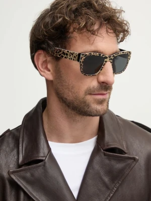 Dolce & Gabbana okulary przeciwsłoneczne męskie kolor czarny 0DG4338