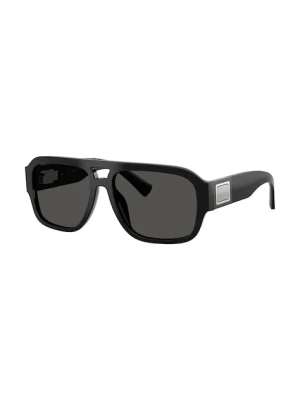 Dolce & Gabbana okulary przeciwsłoneczne męskie kolor czarny 0DG4506